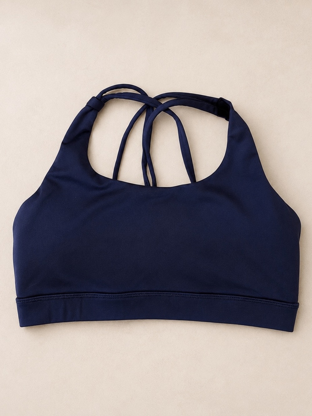 Navy blue sport bra